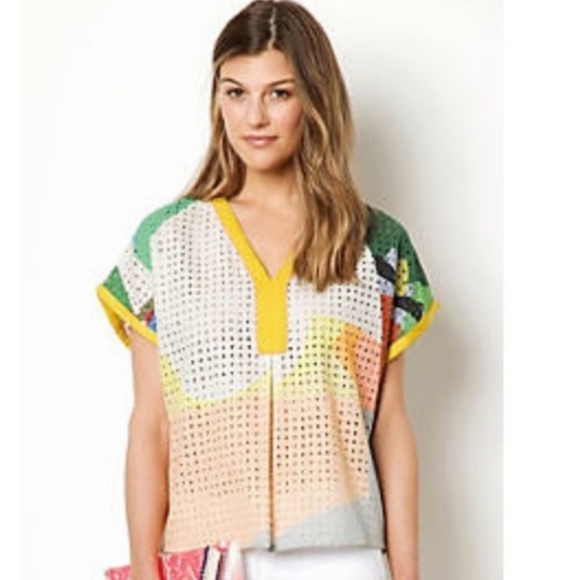 Anthropologie Tops - ANTHROPOLOGIE | CONDITIONS APPLY Gabo Eyelet Top